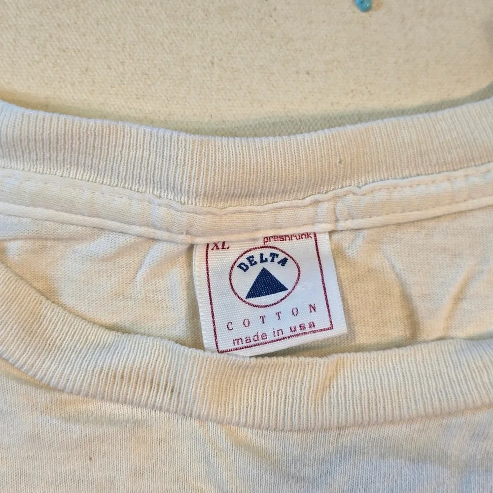 VTG 80s Thrashed Tequila T-Shirt Gold Tequila Turn Up the Heat XL Single Stitch - Picture 2 of 10